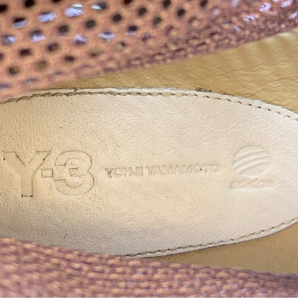 Yohji Yamamoto x Adidas Womens Y-3 High Top Mesh/Suede Point Toe Sneakers Size 6 - Picture 13 of 14